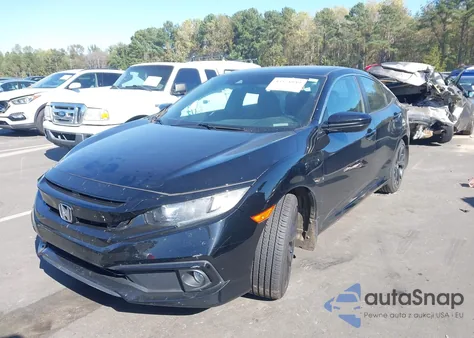 2019 Honda Civic Sport z USA, uszkodzony, nr VIN 2HGFC2F83KH503483